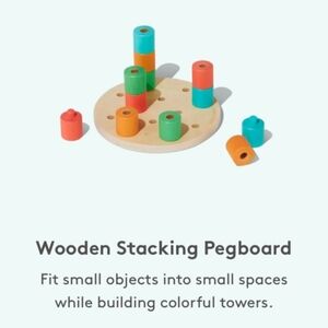 Orange and Green Building Blocks Set for Creative Play